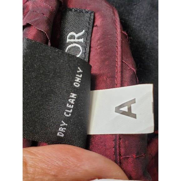 Scott Taylor Women Burgundy Polyester Collared Long Sleeve Buttons Down Shirt M - Picture 10 of 12